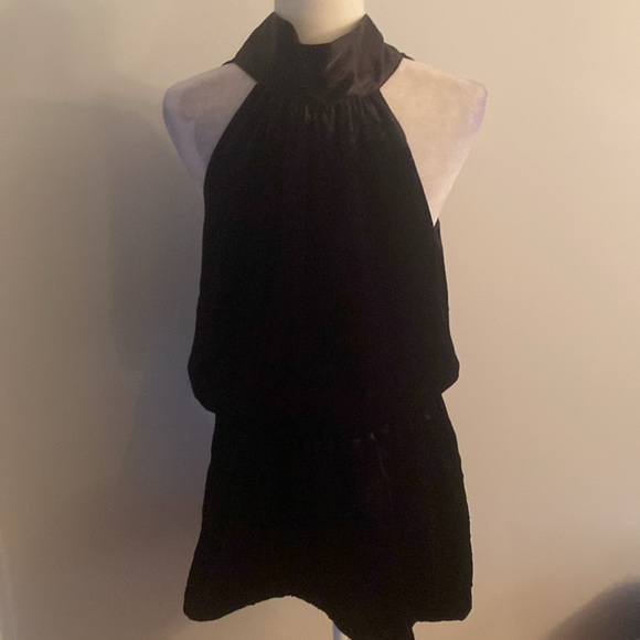NWT Ramy Brook velvet Lori dress - Picture 3 of 9